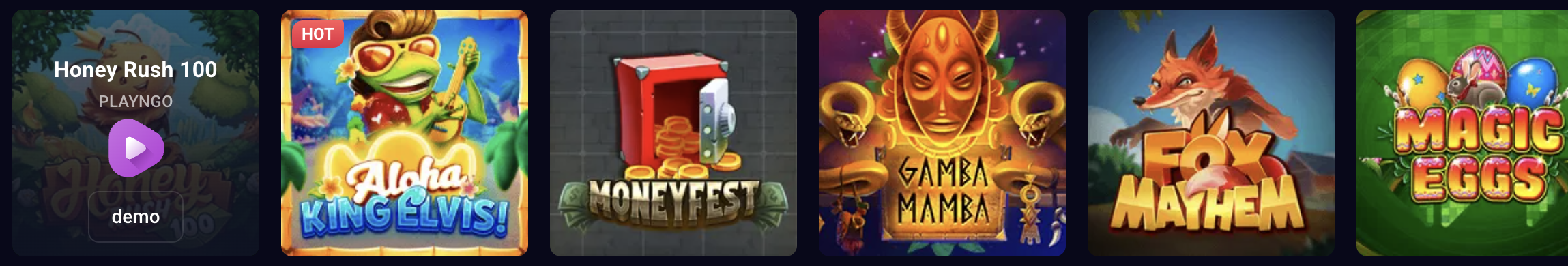 Lucky7even demo mode